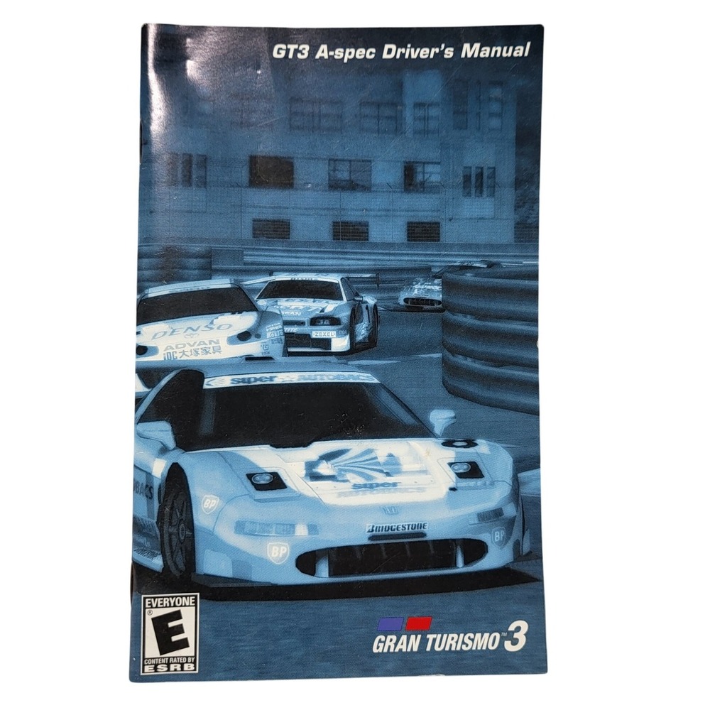 Gran Turismo 3 A-spec PS2 Instruction Manual Sony PlayStation 2 Drivers Guide